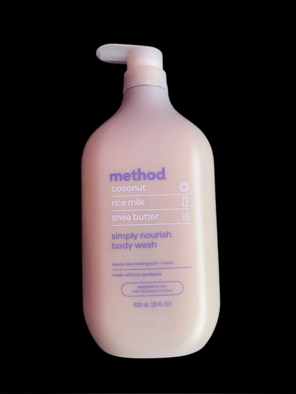 Method Simply Nourish Coconut + Shea Butter Body Wash - Pale Pink